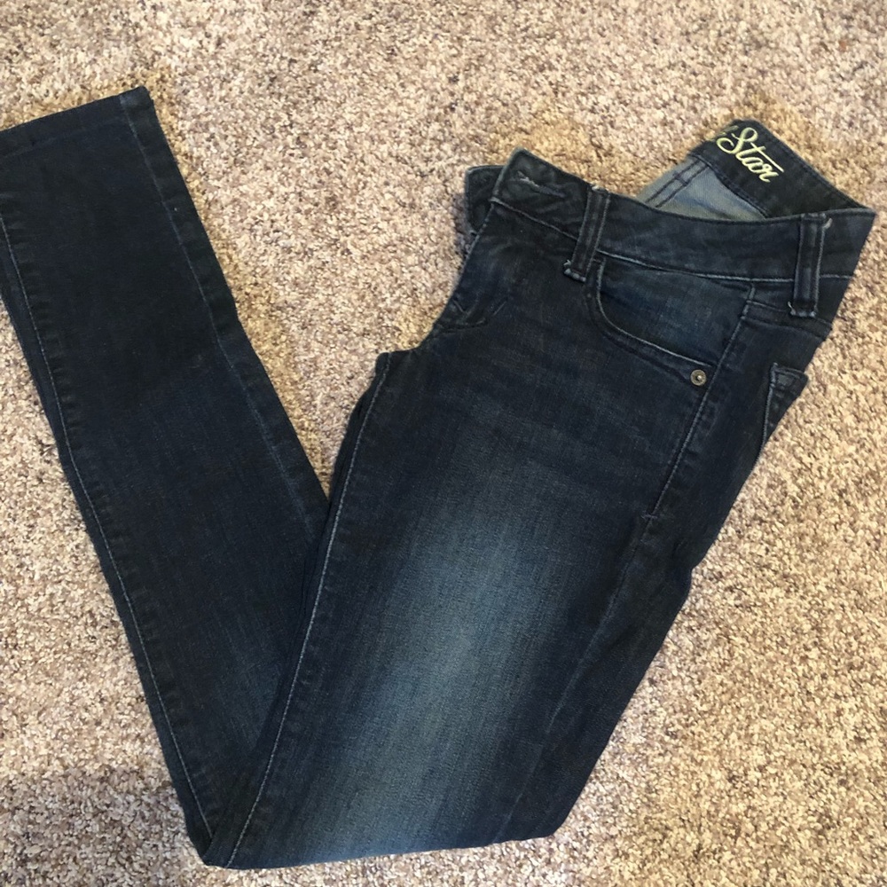 0 Long skinny jeans